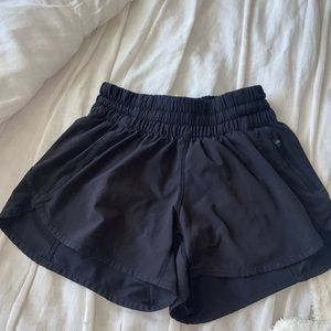 Lululemon High rise track shorts